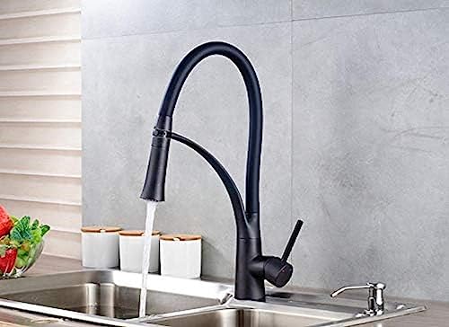 Robinet de cuisine mitigeur extractible eau chaude froide bec 2 fonctions