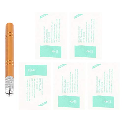 Eyebrow Tattoo Pen, 3D Eyebrow Tattoo Microblading Blade Pen Pencil Manual Semi-Permanent Makeup Tool