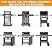 "7425 GOURMET BBQ System Wok für jedes Gourmet BBQ System Zubehör, Spirit & Spirit II 200/300 SER, Spirit E-210, SpiritE-310, Genesis II E-310, Genesis II LX S-440, Gusseisen"