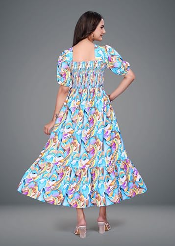 Image of Women A-line Multicolor Dress Group 10