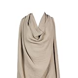 snuggle me® Nursing Cover - 100% Organic Cotton Muslin Nursing Cover Up for Breastfeeding with a BPA-Free Silicone Teether Ring, Ultra-Soft & Lightweight (33.5″ × 39.4″)