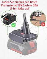 2-in-1 V7/8 Akku-Adapter für Bosch 18V Akku umwandeln für Dyson V7/8 Handstaubsauger Akku kompatibel mit V7/8 Animal V7/8 Absolute V7/8 Motorhead Pro V7/8 Trigger V7/8 – Ansicht 5