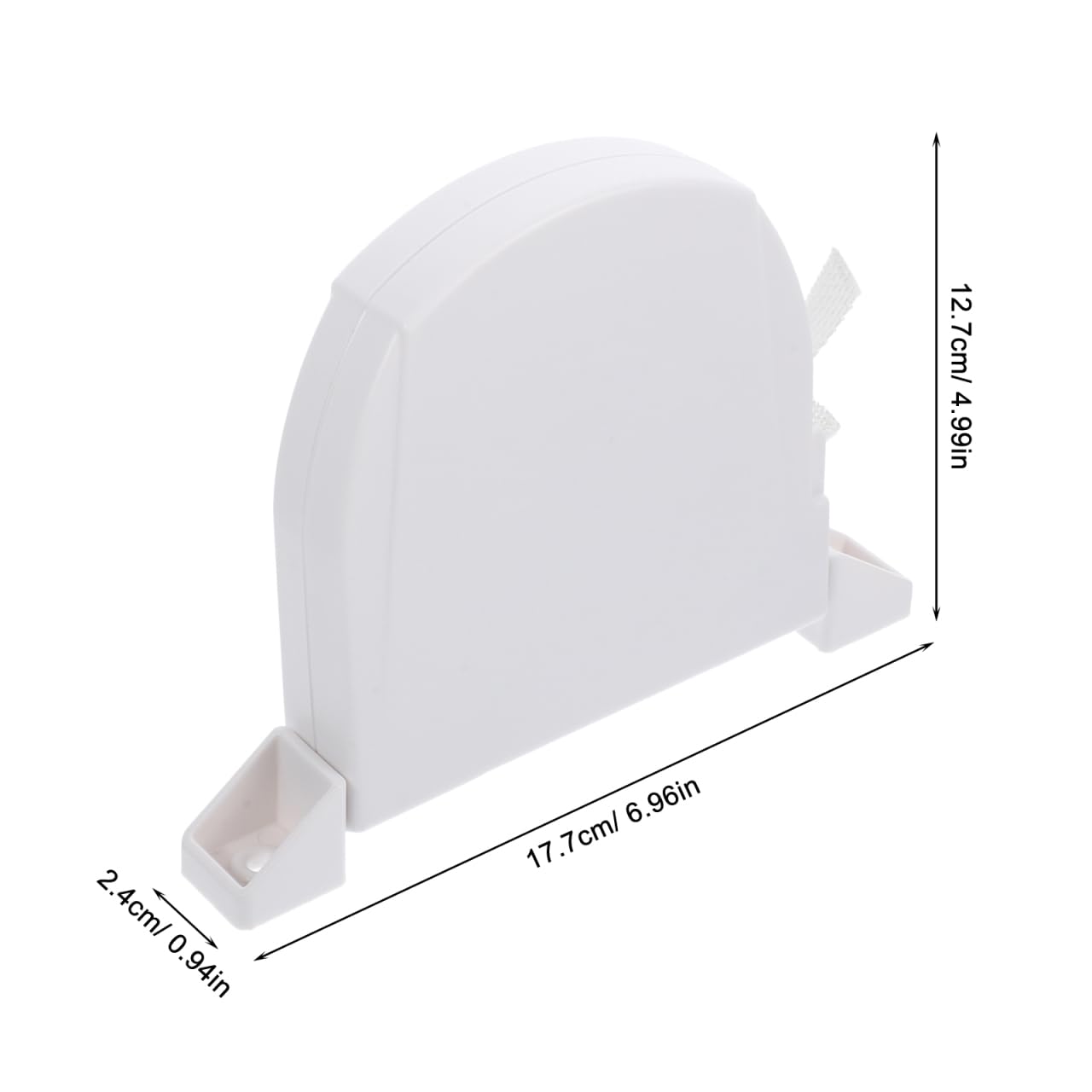Mini enrouleur de ceinture pivotant à visser pour volets roulants, clips de fil