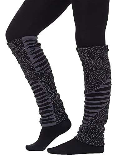 PUREWONDER Damen Stulpen Beinstulpen Beinwärmer lw31 Schwarz Cover
