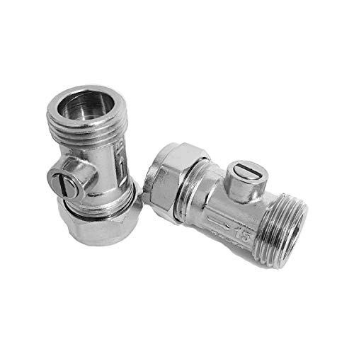 Flat Faced Isolation Valve 15mm x 1/2"