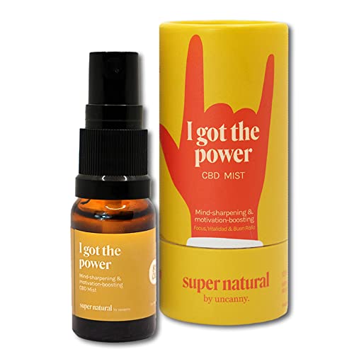 Aceite CBD 8% 800 mg Broad spectrum ‖ CBD oil para potenciar el buen humor, estado de ánimo - Aprox 80 dosis ‖ Super Natural by Uncanny I GOT THE POWER Cover