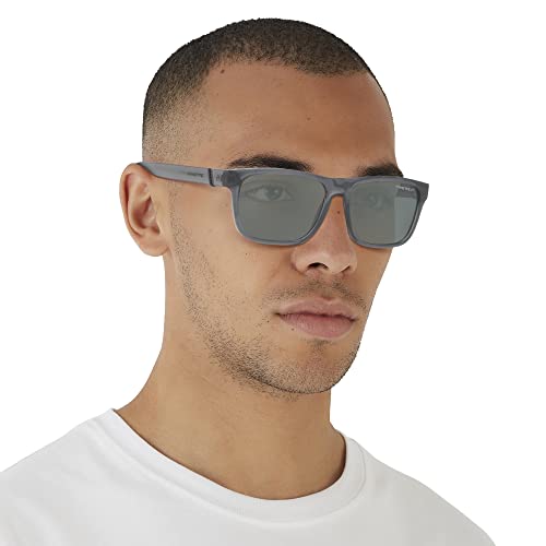Image of ARNETTE Man Sunglasses Matte Black Frame, Dark Green Lenses, 55MM