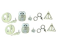 Algopix Similar Product 3 - Warner Bros Earrings Harry Potter