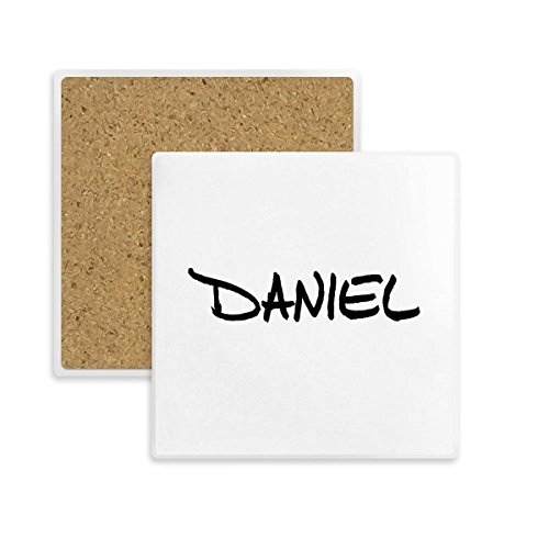 Pierre Absorbent Daniel dessous de verre écriture manuscrite multicolore