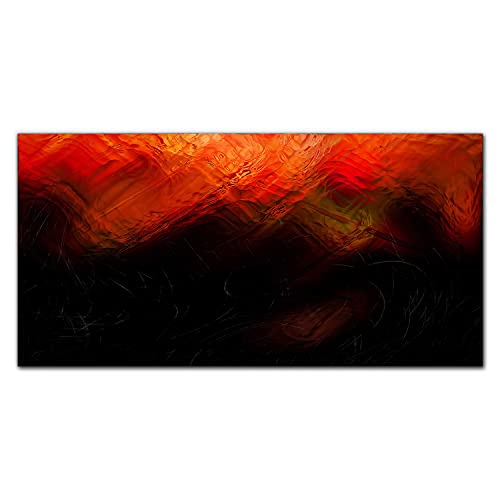 Décoration murale photo sur verre 100x50 cm tableau en verre salon moderne