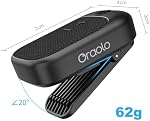 Oraolo Wearable Bluetooth Speaker, Clip-On Portable Wireless Speaker with Built-in Mic for Hands-Free Calls & Music, 18H Battery, Mini Speaker for Work, Cycling, Hiking, Running, 1 Pack
