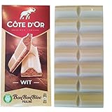 Cote Dor Praline Barra de chocolate blanco de Bélgica