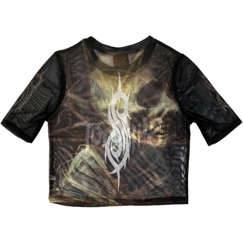 Slipknot The End So Far Profile Mesh Crop Top Size S