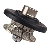 V Full Bullnose Diamond Hand Profiler/Router Bits with 5/8-11 Thread for Granite Countertop (V25 1 I