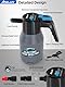 aokway Elektrischer Schaumsprüher Autowäsche, Pumpsprüher Batteriebetrieben Wiederaufladbar für Garten, Auto Schaumsprüher Für Reinigung Detailing Handheld Spray Foam Gun