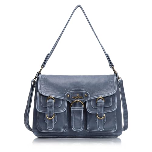 Image of Angel Kiss Purses and Handbags for Women,Vegan Leather Hobo Purses Crossbody Hobo Bag Tote Satchel Handbags