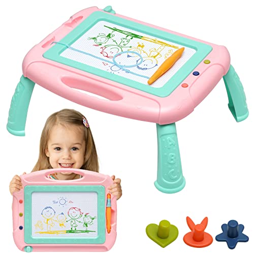 Toys for 1-2 Year Old Girls,Magnetic Drawing Board Toddler Toys for Girls Boys,Magna Erasable Doodle Board Creative Kids Toys for Toddlers 1 2 3,Christmas Halloween Birthday Easter Gifts Learning Toys