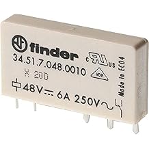 Finder 34.51.7.012.0010 SPDT 6A, 12V DC Coil, AgNi Contact, Slim Electromechanical PCB Relay