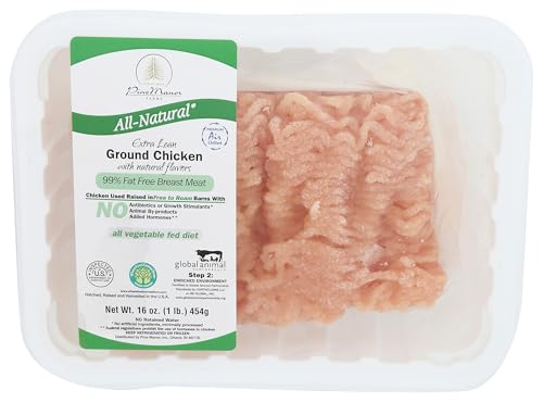 Pine Manor, Chicken Ground Breast Air-Chilled Step 2, 16 Ounce