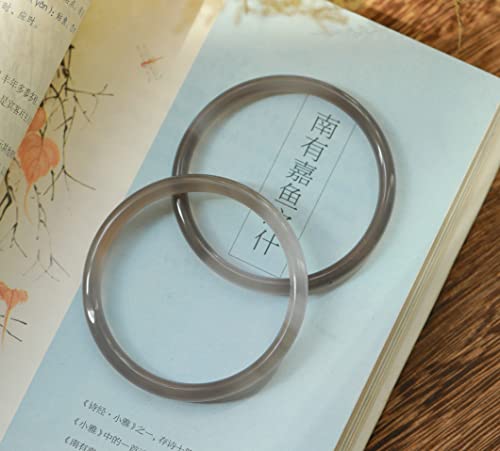Image of Natural Agate Bracelet Bangle With Gift Box Free