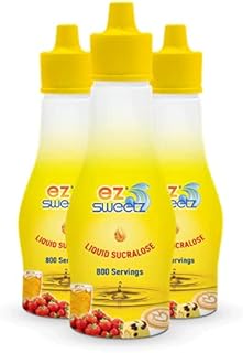 EZ-Sweetz (2.0oz - Liquid Sweetener 800 Servings/Bottle) (Original, 3 Pack)