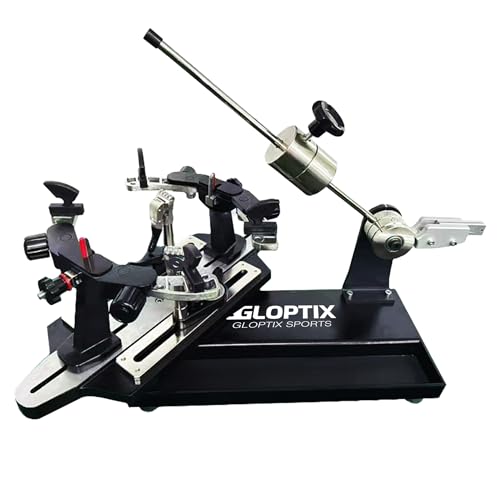 GLOPTIX GT-120 Drop Weight Stringing Machine Manual Desktop Tennis Racket Stringing Machine, with Tools and Accessories