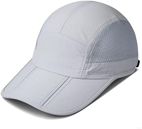 GADIEMKENSD Folding Running Man Hat Visors Sport Cap Summer Mesh Quick-Drying Hat