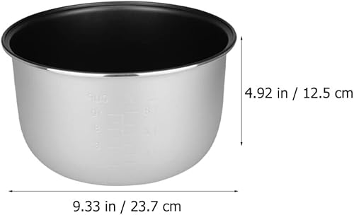 Miniatura 2 de Olla de cocina interior de repuesto para olla arrocera, olla de cocción interior antiadherente para olla de arroz, accesorios de repuesto para olla