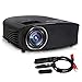 Video Projector,DHAWS 3800LM 1080P Full HD HDMI Office Projector for Laptop Business PowerPoint Presentation and Home Theater (with PPT clicker)
