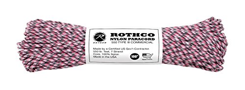 Paracorde en nylon Rothco pour le camping et la survie en pleine nature