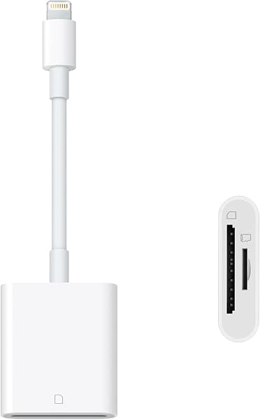 【MFi認証品-3年間品質保証】iPhone SDカードリーダー 2in1 Lightning SDカードカメラリーダー 高速双方向データ移行写真/動画/音楽/ファイル OTG機能 設定不要 iPhone/iPad/IOS/スマートフォン対応 - 1