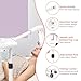 TASALON Professional Facial Steamer with Ozone, Vapor ozono Facial Steamer Professional for Clean Skin, Firm Pores, Esthetician Steamer for Home or Salon Use, Adjustable Height and Angle,White