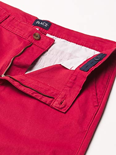 The Children's Place Boys Stretch Skinny Chino Pants,Hampton RED Single,143