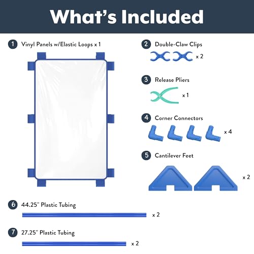 Children's Factory Rectangle PlayPanel, Kids Room Divider Panel, Classroom Partition, Free-Standing Screen for Daycare or Preschool, Cantilever Feet Included, Clear by Children's Factory - Image 4