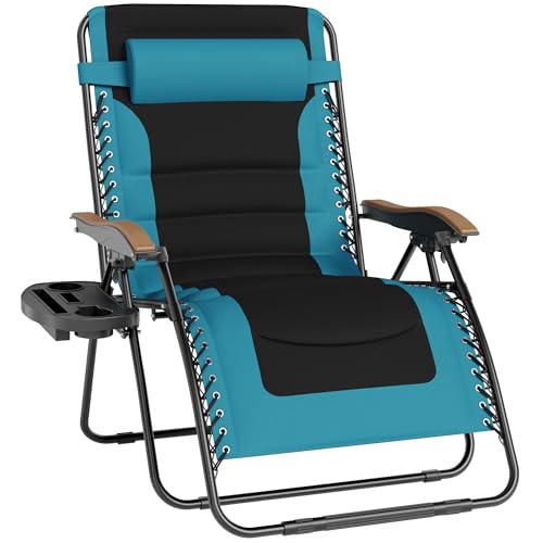 PHI VILLA Padded Zero Gravity Lounge Chair