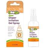 Boogie Hypochlorous Acid Diaper Irritation Gel Spray, Baby Essentials for Diaper Rash, Soothing Cleansing Spray, 3.4oz