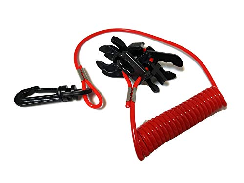 image for ITACO Boat Outboard Motor Universal 10 Key Kill Switch Lanyard replace