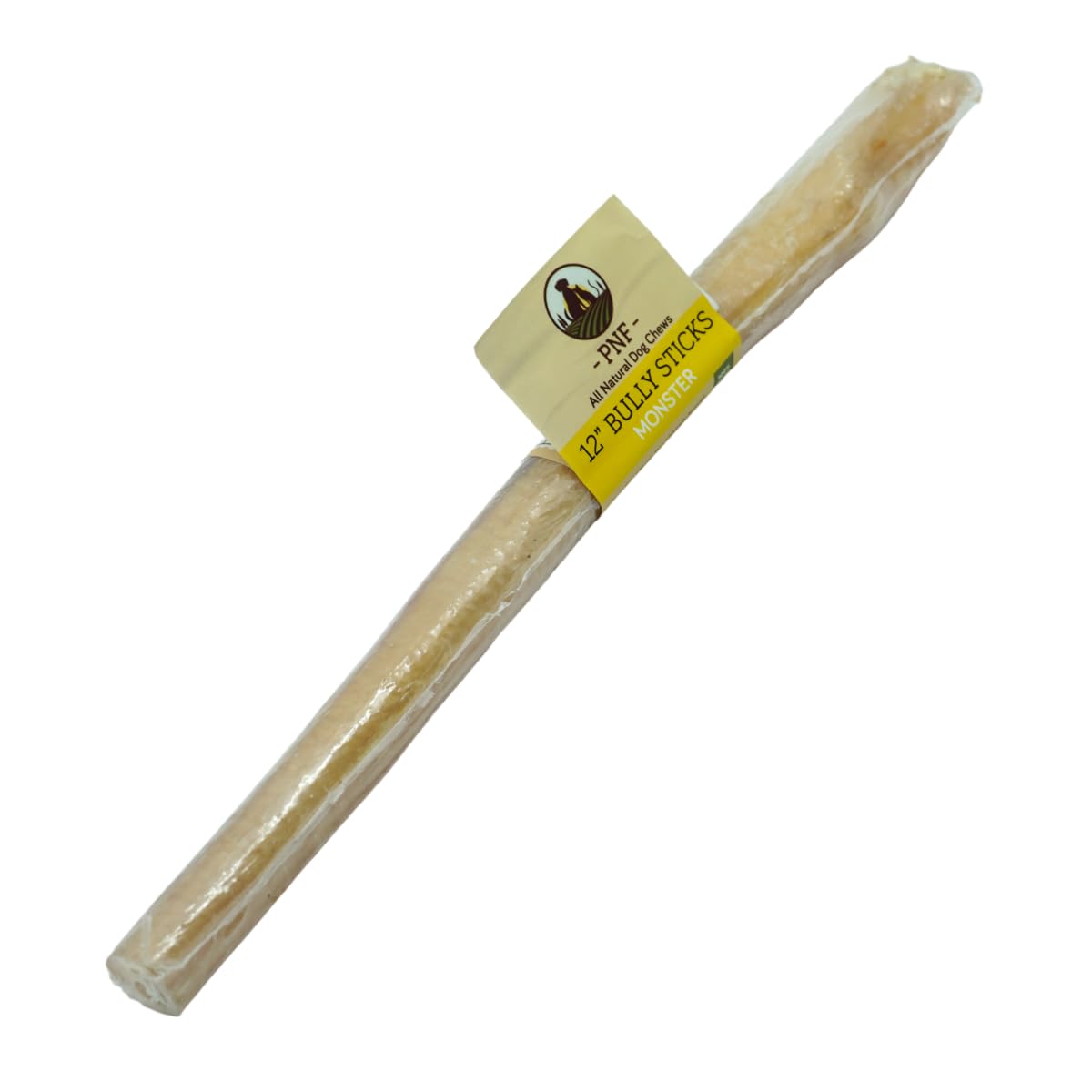 12" Bully Stick (Monster) - 1 piece - Long-Lasting Dog Chew - Made from Antibiotic-free, hormones-free Beef - Ideal for Large Adult Breeds