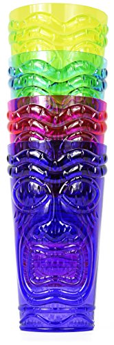 image for Black Duck Brand Set of 12 Party Tiki Cups! BPA Free 18 Ounce Tumbler 