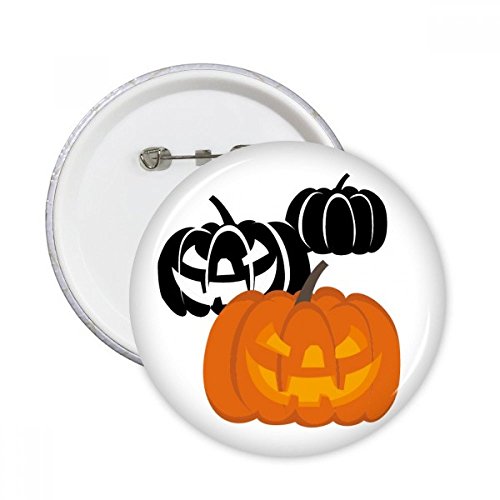 Pins Halloween trois potirons XXL avec fixation solide pour customiser vos vêtements