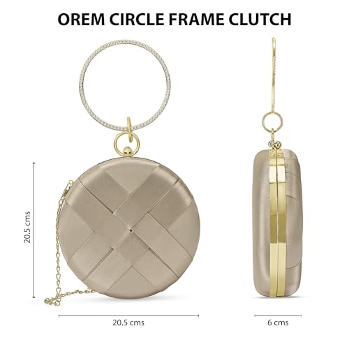 Image of Lavie Signature Women's Orem Circle Frame Clutch | Ladies purse |Gift For Women