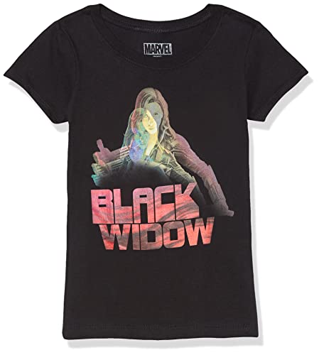 T-shirt Marvel Black Widow Fille - Cadeau d'Anniversaire Parfait pour Jeune Fan