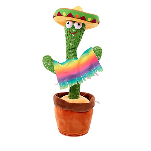 Cacto Dançante e Falante Com Roupa - Cacto Dançarino Repete a Fala Imita a Voz Toca Música TAMO