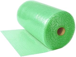 Triplast BIODEGRADABLE Green Bubble Wrap Roll (400mm x 50m) | Small Air Bubble Cushioning Bubble Wrap for Moving House, Fragile Item Packaging and Protective Wrapping for Shipping & Storage