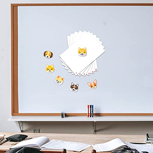 Imanes decorativos para nevera con diseño 3D perro 6 pzas miniatura 4