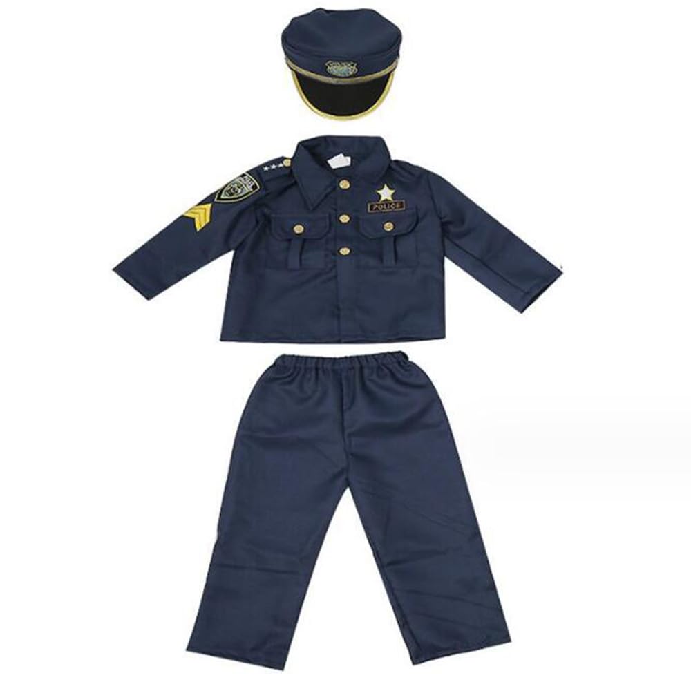 ハロウィン　警察官　ポリス　子供用　衣装　コスプレ　制服　帽子　お巡りさん 秋 ハロウィン 警察官 ポリス 子供用 衣装 コスプレ 制服 帽子 お巡りさん 秋