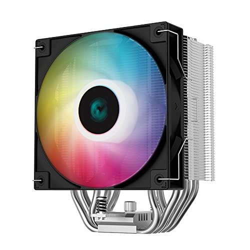 Image of Deepcool AG500 ARGB Compact Single Tower CPU Cooler - Black | Support Intel- LGA1700 /1200 /1151 /1150 /1155 & AMD- AM5 /AM4 - R-AG500-BKANMN-G