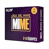 Glop Mime – Jeu de Mimes Drôle et d'Ambiance pour Adultes et Enfants 8+, Jeu de Sociét...