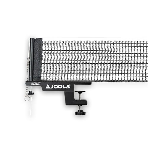JOOLA - Avanti Net de Ping Pong Indoor Ensemble Filet et poteaux pour Tennis de Table Noir183 CM x 15,25 CM