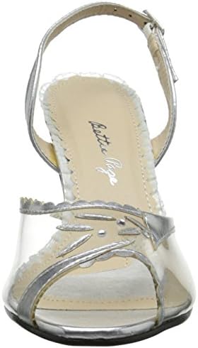 Bettie Page Women's Bp304-barnett, Silver, 5 M US | Image 1